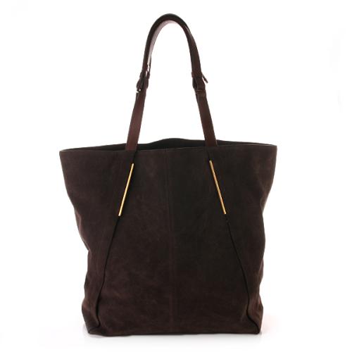 Lanvin Miss Sartorial Shopping Bag Dark Brown