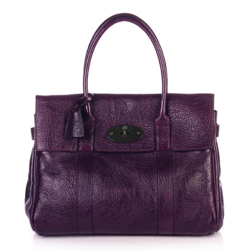 Mulberry Bayswater Satchel Red Onion