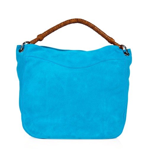  Ralph Lauren Collection Turquoise Suede Bohemian HoboMULTIFEED_END_14_