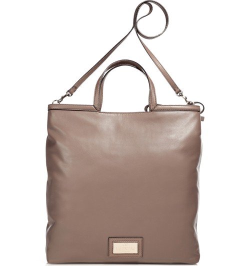  Valentino Lavender Grey Soft Leather Bag with Shoulder StrapMULTIFEED_END_14_