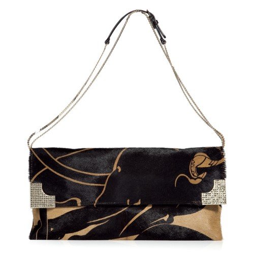  Valentino Black and Camel Calf Hair ClutchMULTIFEED_END_14_
